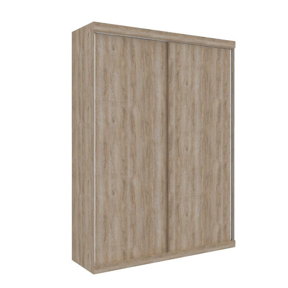 Guarda Roupa Modulado 2 Portas 6 Gavetas 2 Cabideiros 176cm Supreme Robel Cedro Madeirado