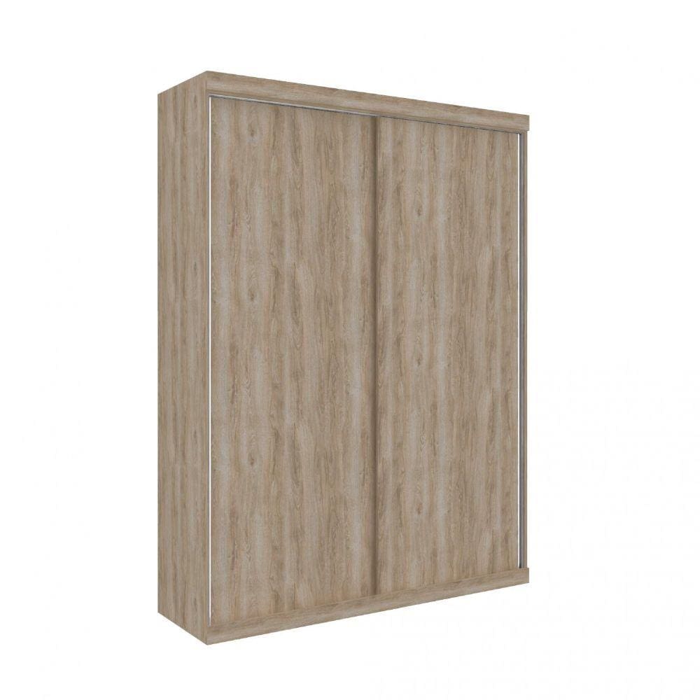 Guarda Roupa Modulado 2 Portas 3 Gavetas 1 Cabideiro 1 Calceiro 176cm Supreme Robel Cedro Madeirado