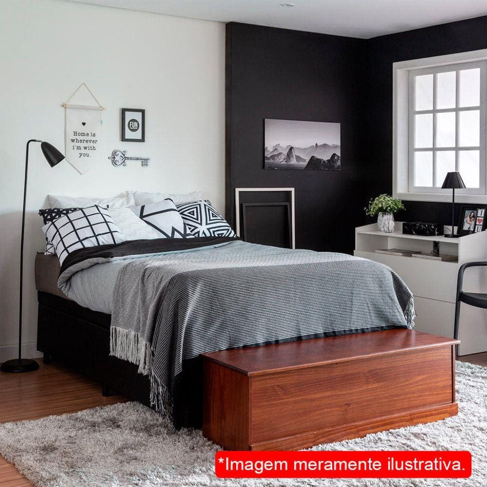 Base para Cama Box Solteiro Orthopedic (28x88x188) Palha