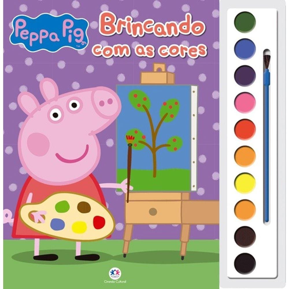 Livro - Peppa Pig - Brincando Com As Cores