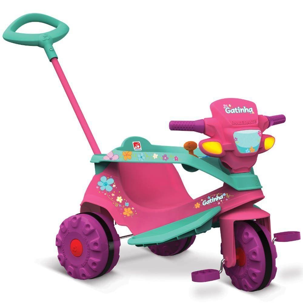 Triciclo Bandeirante Velobaby Gatinha 207 Cor Rosa