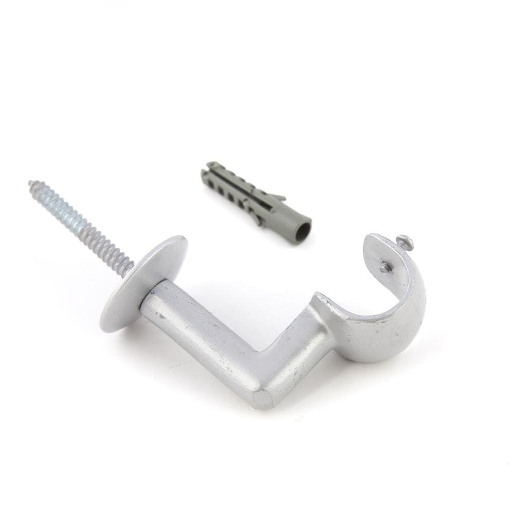 Suporte De teto para Varao de Cortina 28mm Aço Escovado SL078-38 Wiler-K