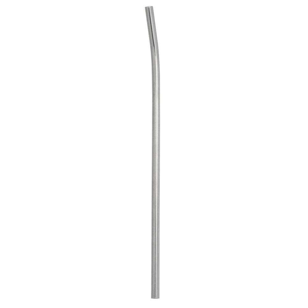 Canudo De Aço Inox Reutilizável Ecológico Curvado 6,3mm 21cm