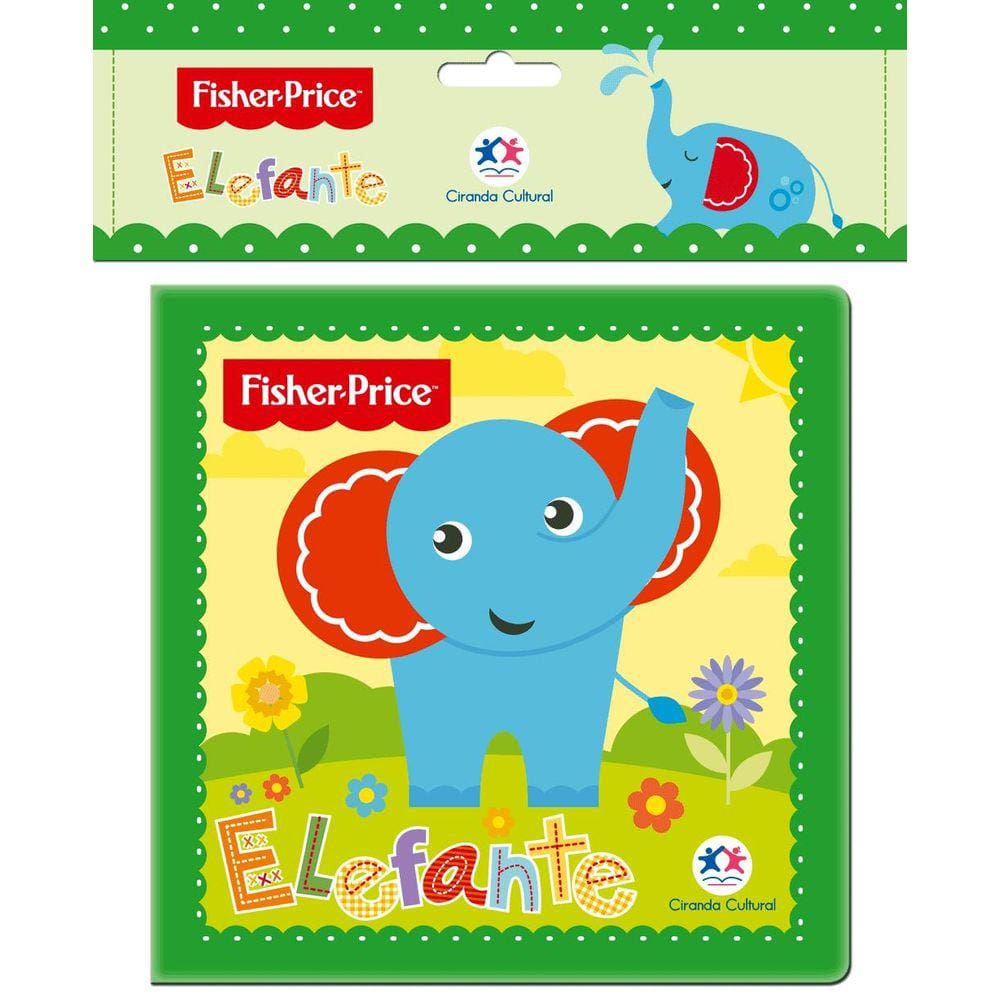 Livro - Fisher-Price - elefante