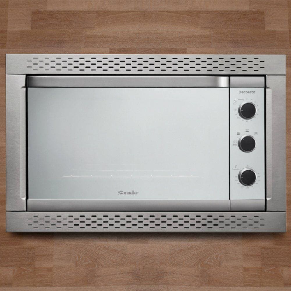 Forno Elétrico de Embutir Mueller  Decorato Inox