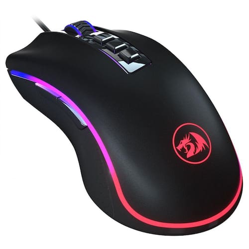 Menor preço em Mouse Gamer Redragon King Cobra Chroma RGB M711-FPS 24000 DPI Switch Óptico