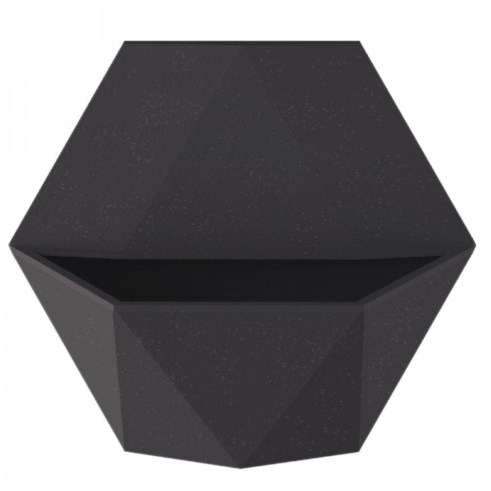 Vaso de Parede Favo 30cmx35xm Japi Grafite