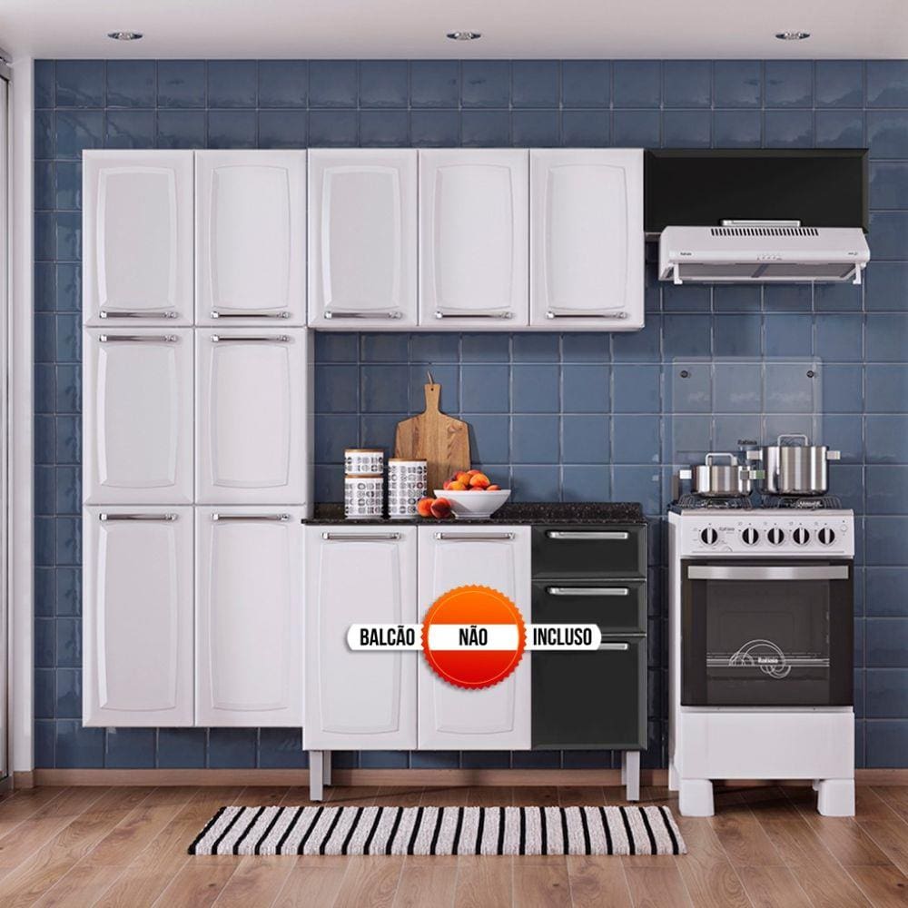 Cozinha Itatiaia Luce Compacta 3 Peças Nicho