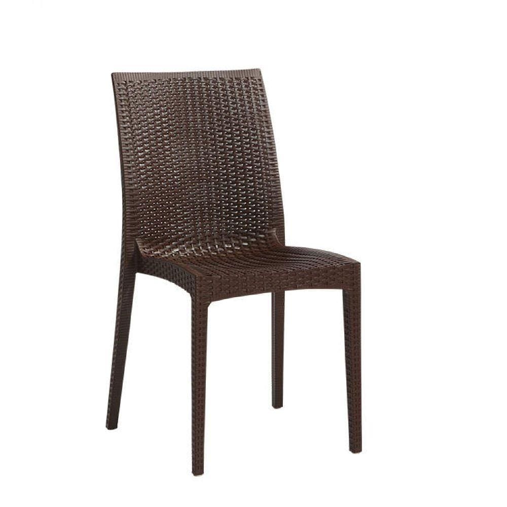 Cadeira em Polipropileno Ibiza Siena Móveis Marrom