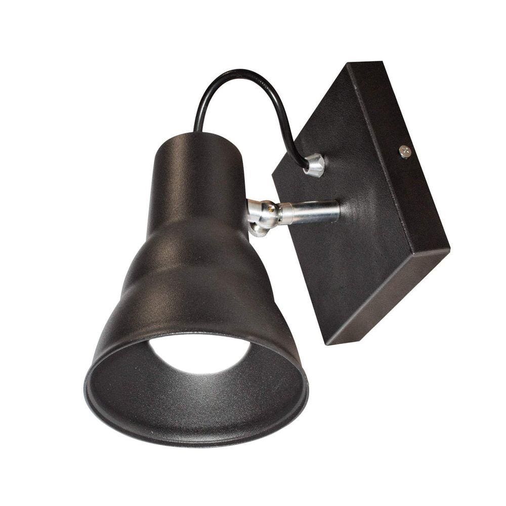 Arandela de Sobrepor 1 Lâmpada E27 Hol Taschibra Preto Fosco