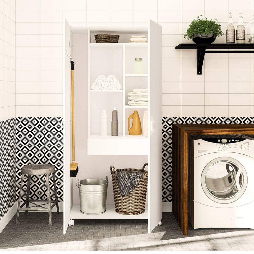 Armário Multiuso 2 Portas 1 Gaveta Safira