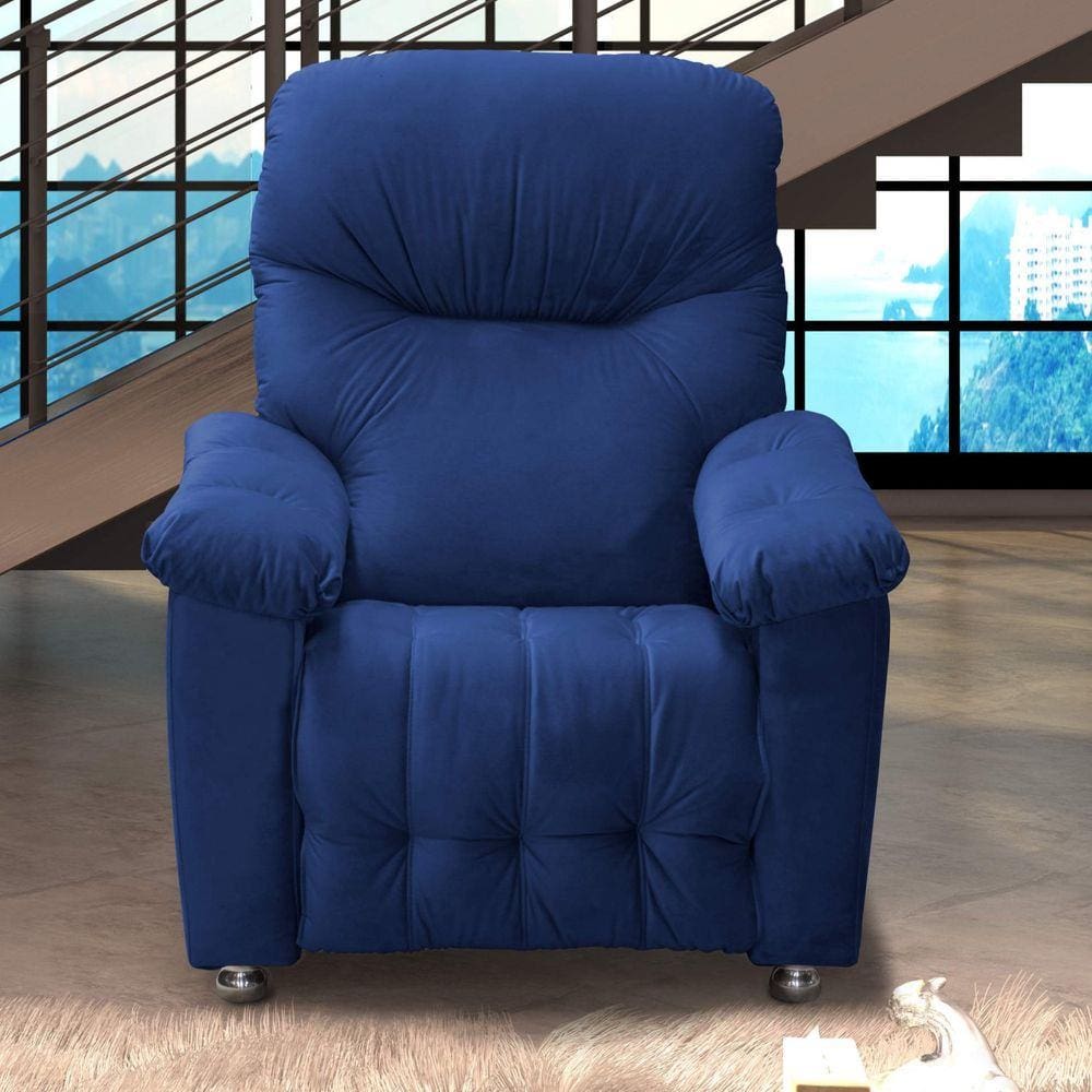 Poltrona Reclinável Virtus Matrix Azul