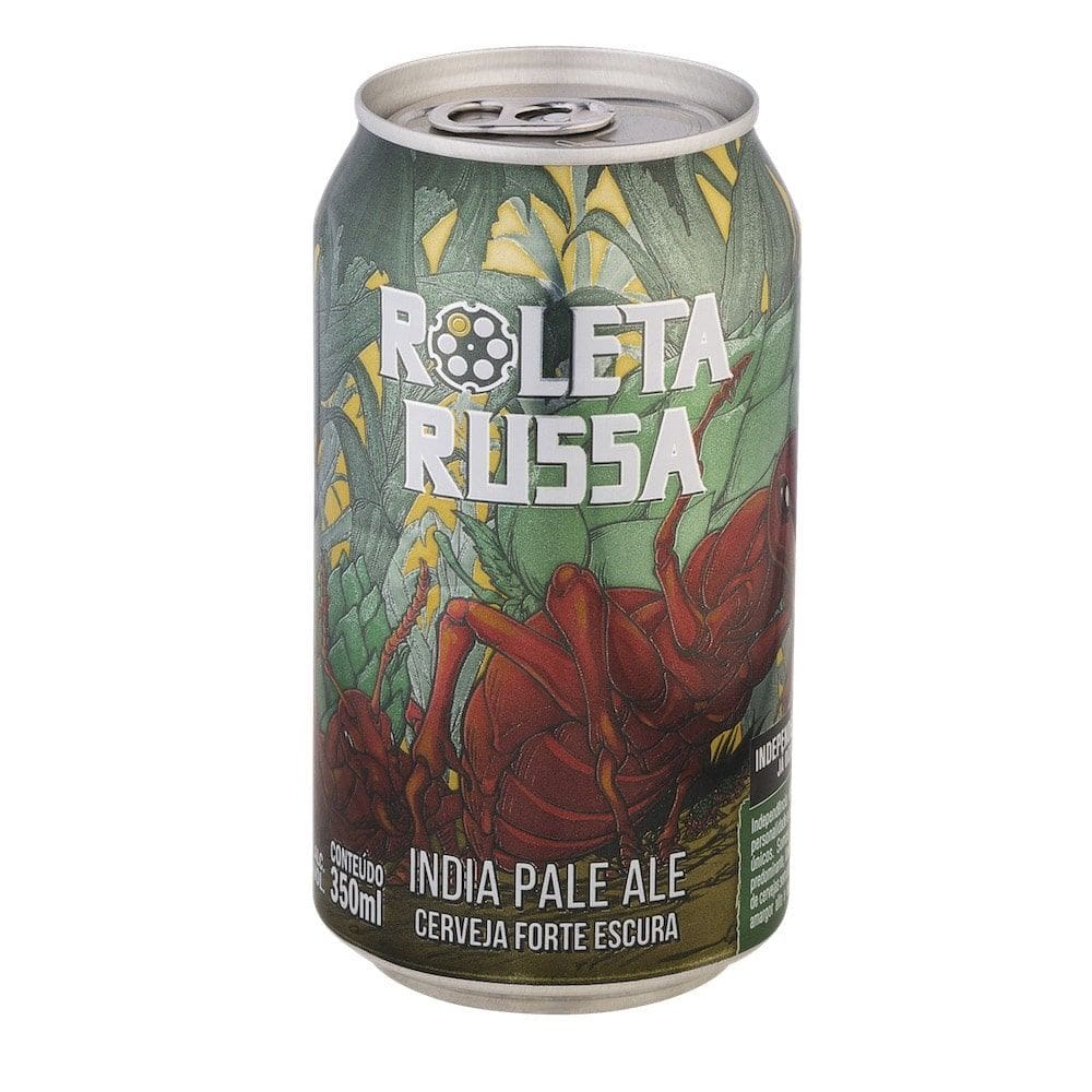 Cerveja artesanal Roleta Russa IPA Lata 350ml