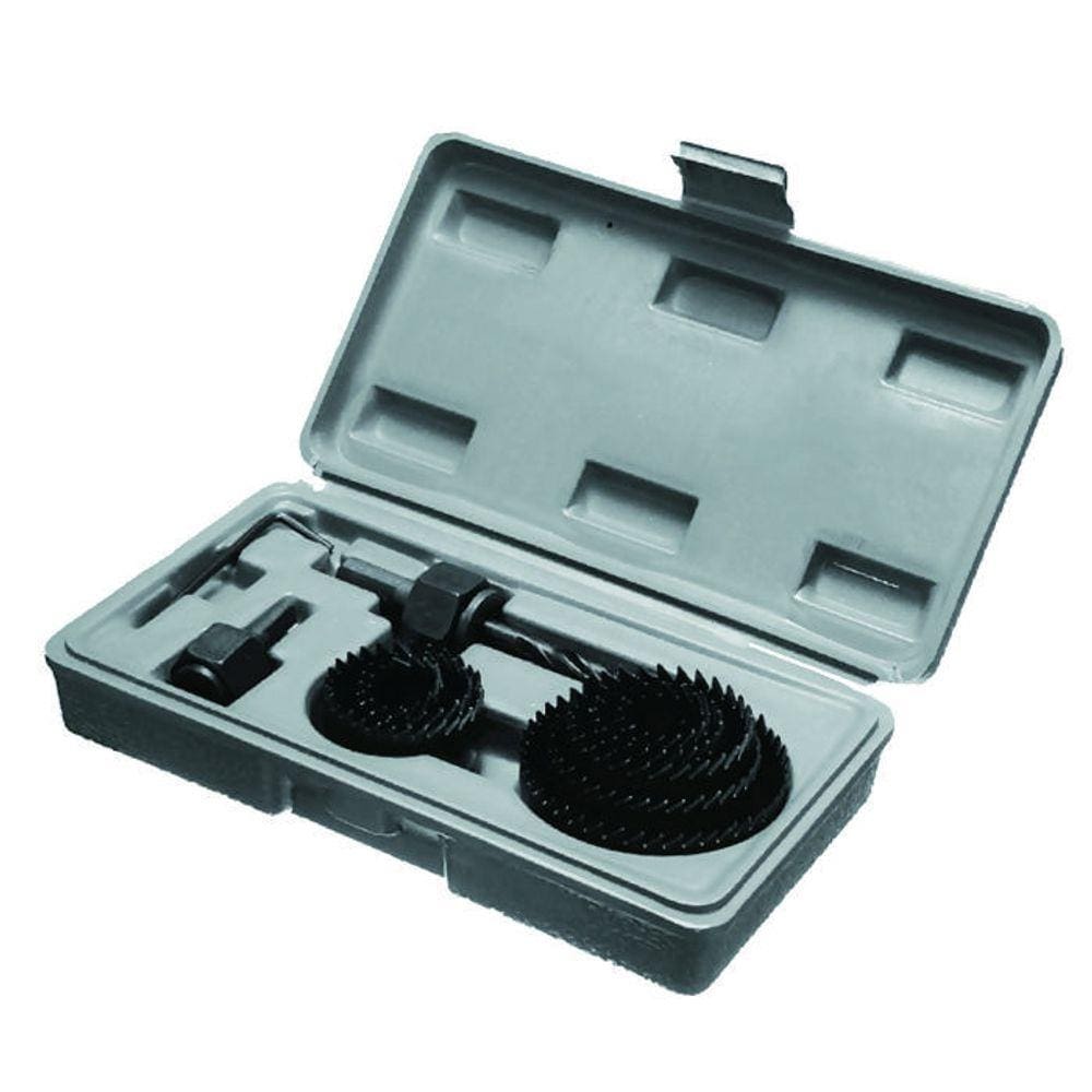 Jogo Kit Serra Copo 11 Peças Starfer 19 A 64mm Madeira Pvc