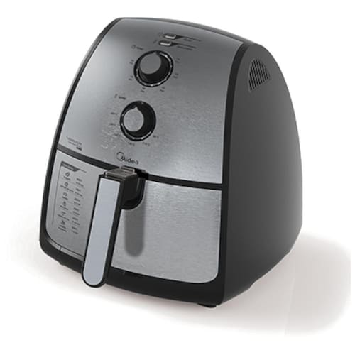 Menor preço em Fritadeira Sem Óleo Air Fryer Midea 4 Litros 200°C 1500W FXA41 Prata