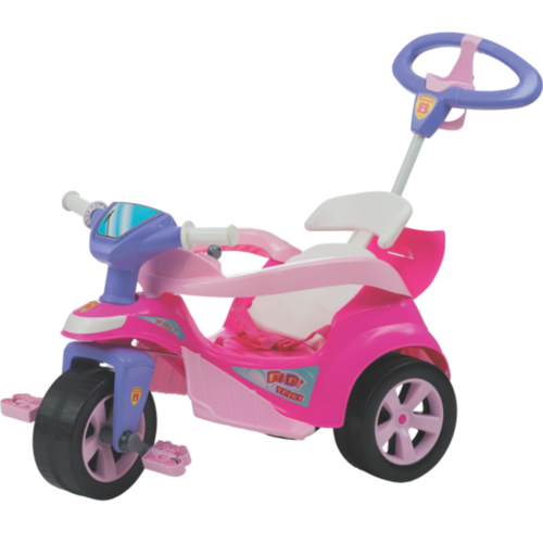 Triciclo Infantil Bandeirantes Velobaby Pedal Azul 206 no Shoptime