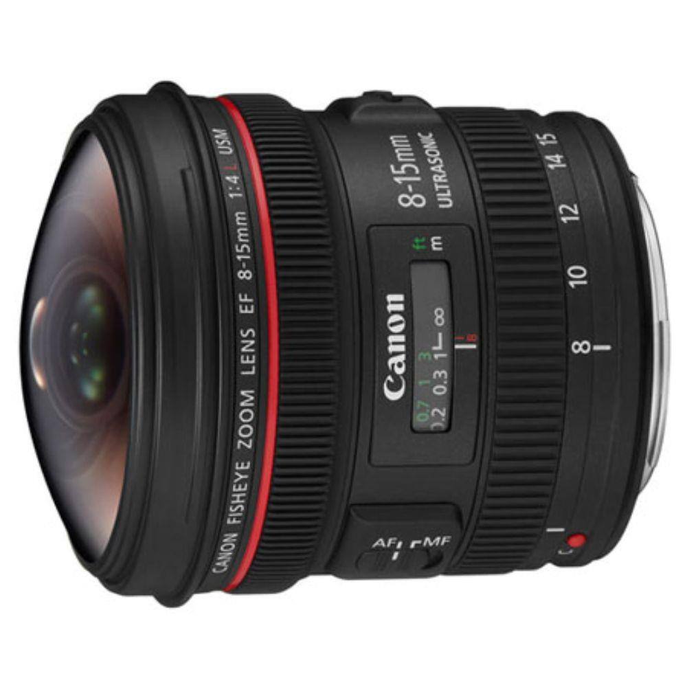 Lente Canon Ef 8-15Mm F/4L Usm Fish-Eye - Olho De Peixe