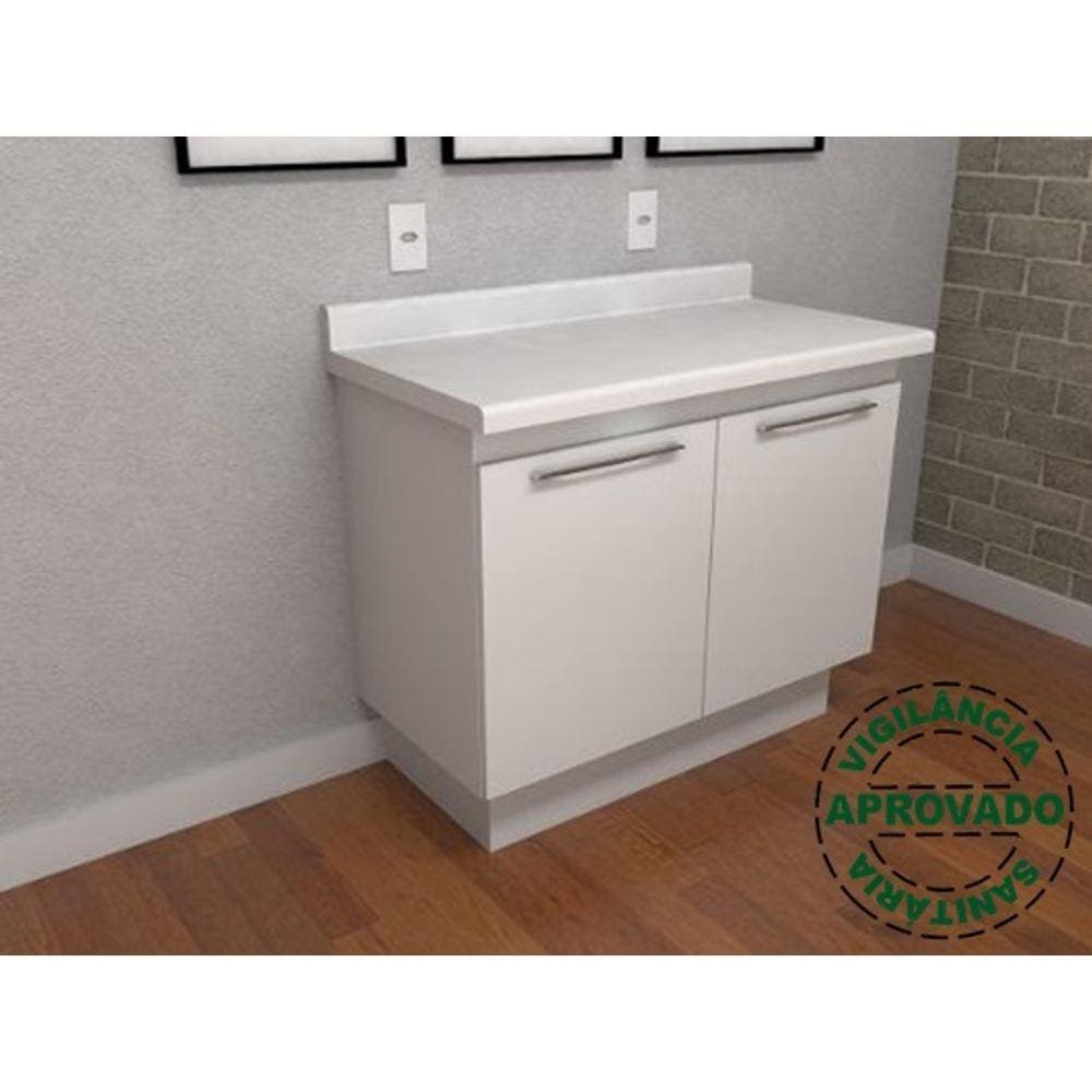 Balcão Para Dentista Duplo - Deki Premium