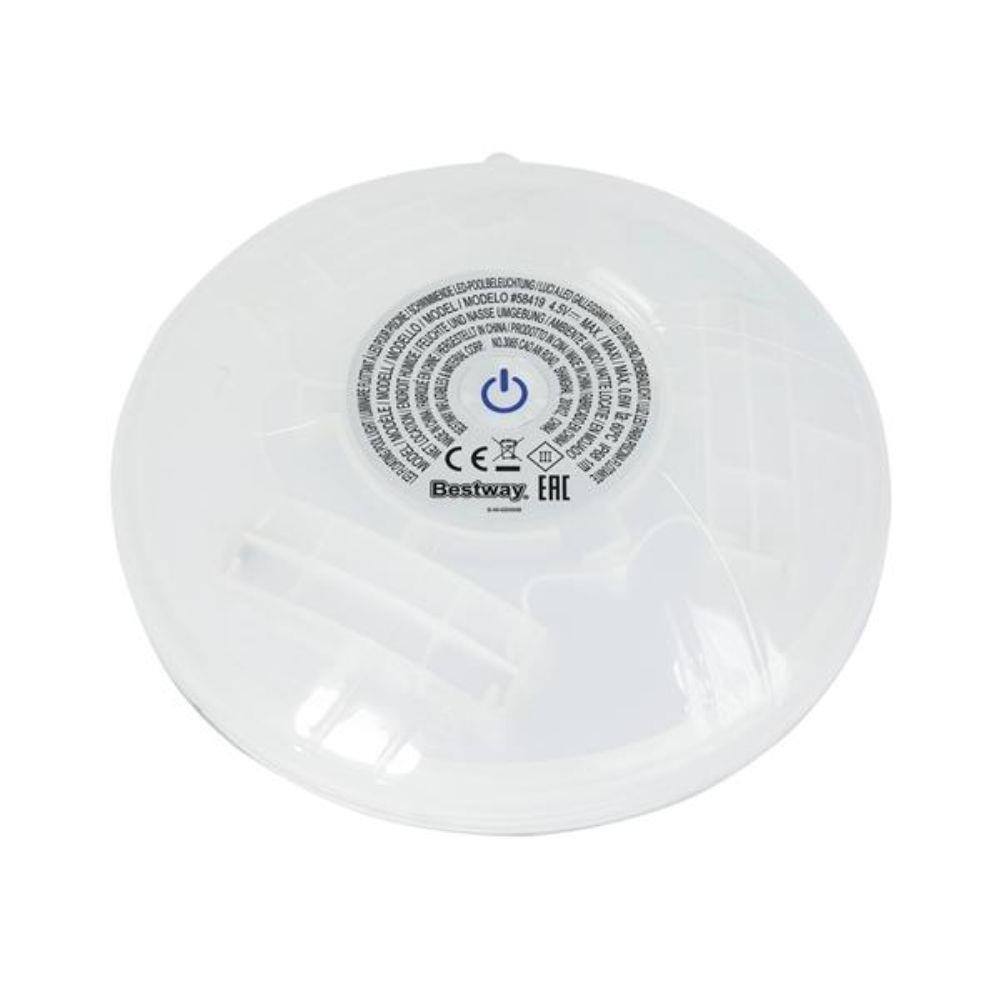 Bestway 58419 Luminária Flutuante p/ Piscina com Bateria Recarregável Led Cores