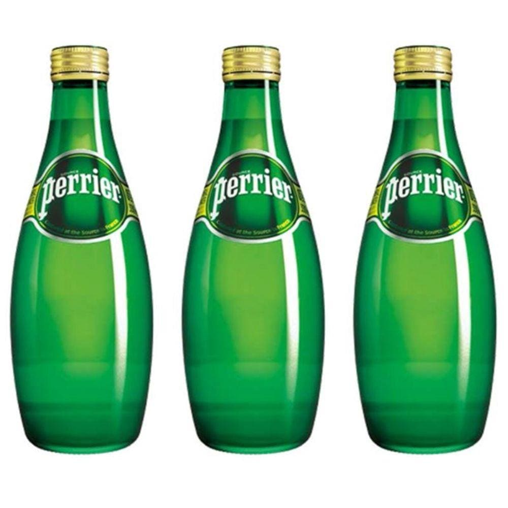 Água Mineral Perrier Gaseificada 330ml 03 Unidades