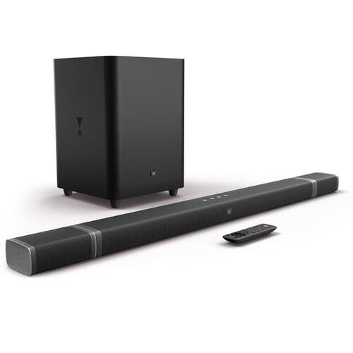 Soundbar JBL Bar 5.1 Com Subwoofer e Alto falantes sem Fio 10", HDMI USB 4K, Bluetooth Menor preço em Soundbar JBL Bar 5.1 Com Subwoofer e Alto falantes sem Fio 10", HDMI USB 4K, Bluetooth