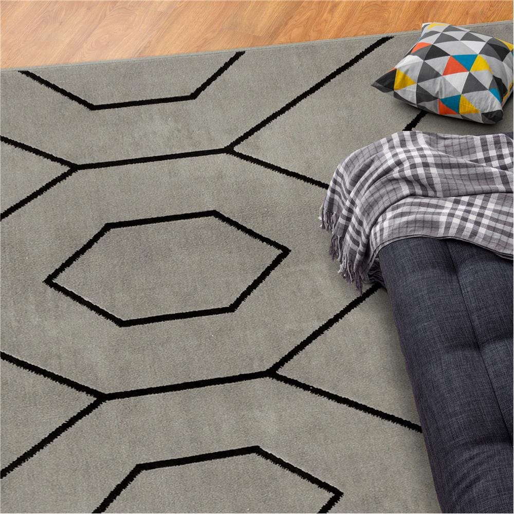 Tapete São Carlos 150x200 cm Herat Export - Gray
