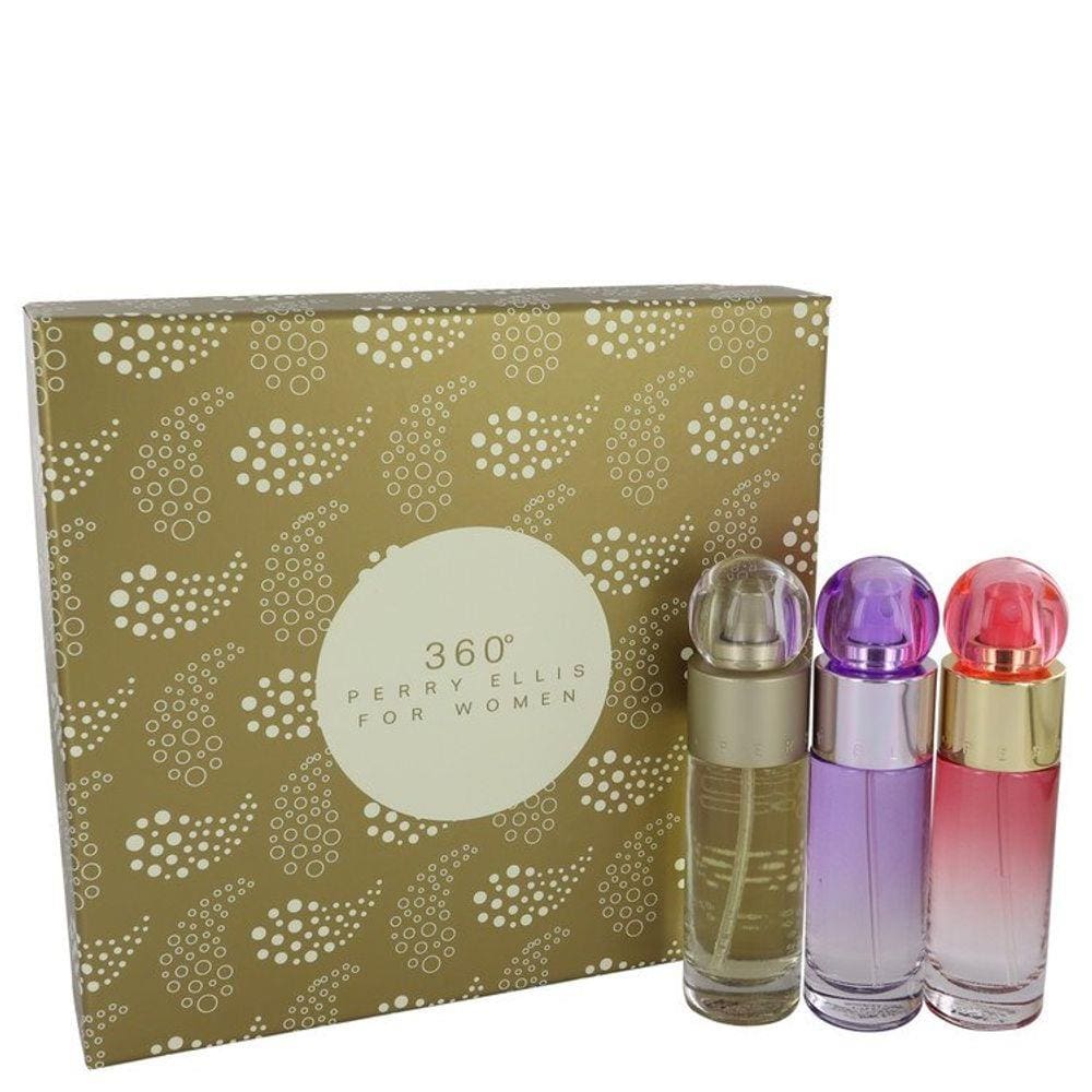 Perf.Cx.Presentes Perry Ellis 360 Coral 360 EDT + Edp + Perry Ellis 360 Purple Edp