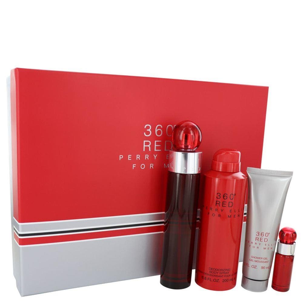 Perf.Cx.Pres.Col.Masc.Perry Ellis 360 Red EDT+7 ML EDT+ Des.+90 MLsabonete Líq.