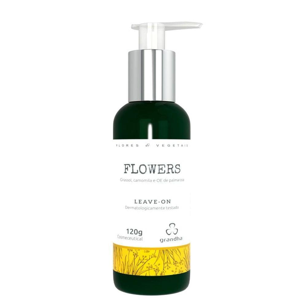 Grandha Flowers Flores e Vegetais Terapia Capilar Leave-On 120g