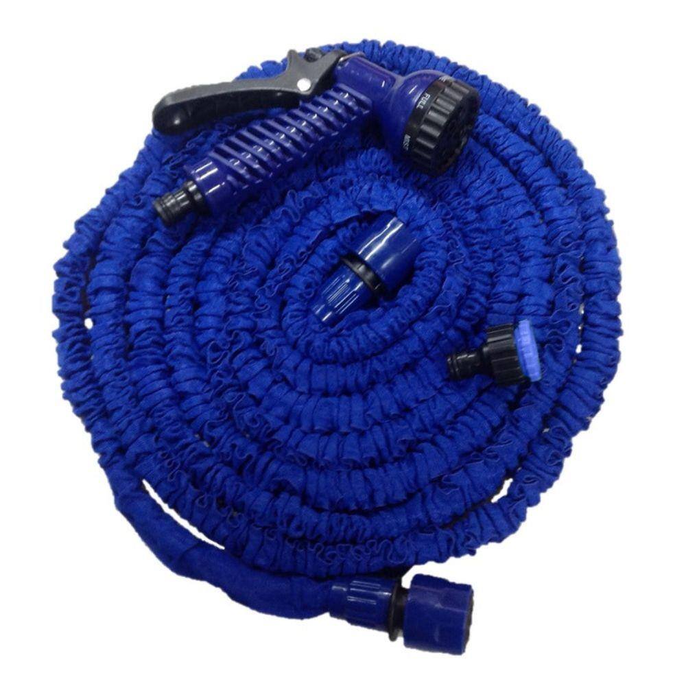 Mangueira Jardim Magica Flexivel Expansivel Elastica 22,5m Azul