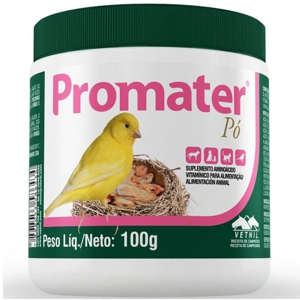 Suplemento Aminoácido Vitamínico Promater Pó   100g