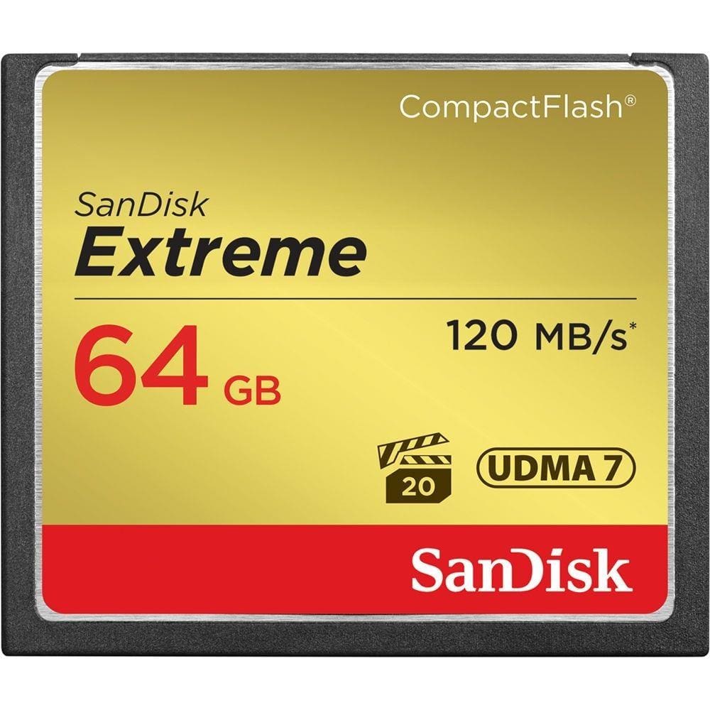 CompactFlash Extreme 64GB de 85-120mb/s