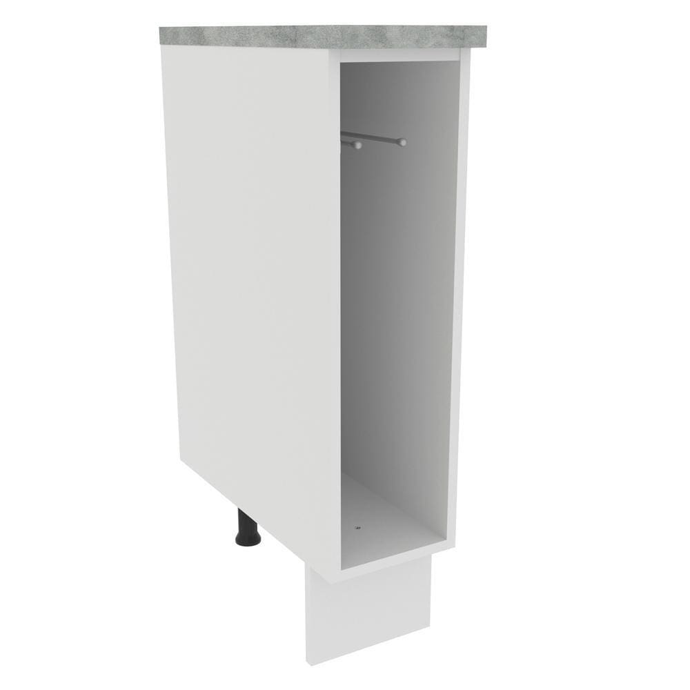 Balcão Porta Pano Madesa Glamy - Branco