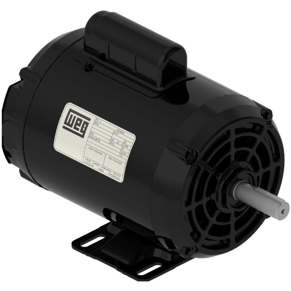Motor Weg Aplicacoes Gerais Ip-21 1/2Cv 4 Polos Monofasico 127/220V