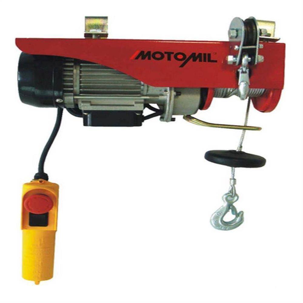 GUINCHO DE COLUNA ELéTRICO MOTOMIL 300 A 600KG H-A 105 MONOFáSICA 110V