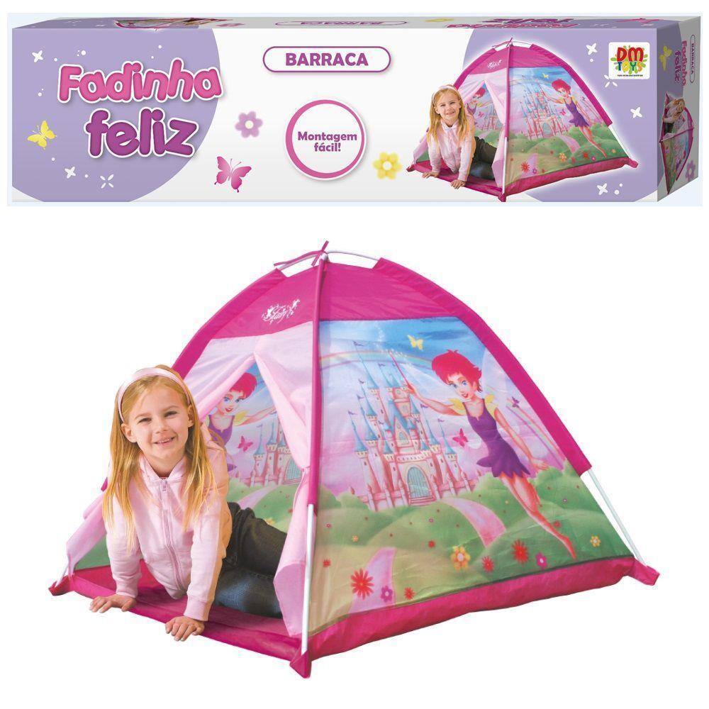 Barraca Fadinha Feliz infantil tenda toca leitura DM Toys