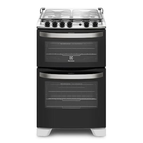 imagem-Fogão De Piso 4 Bocas Duplo Forno e Chama Electrolux (56Dba) - Bivolt