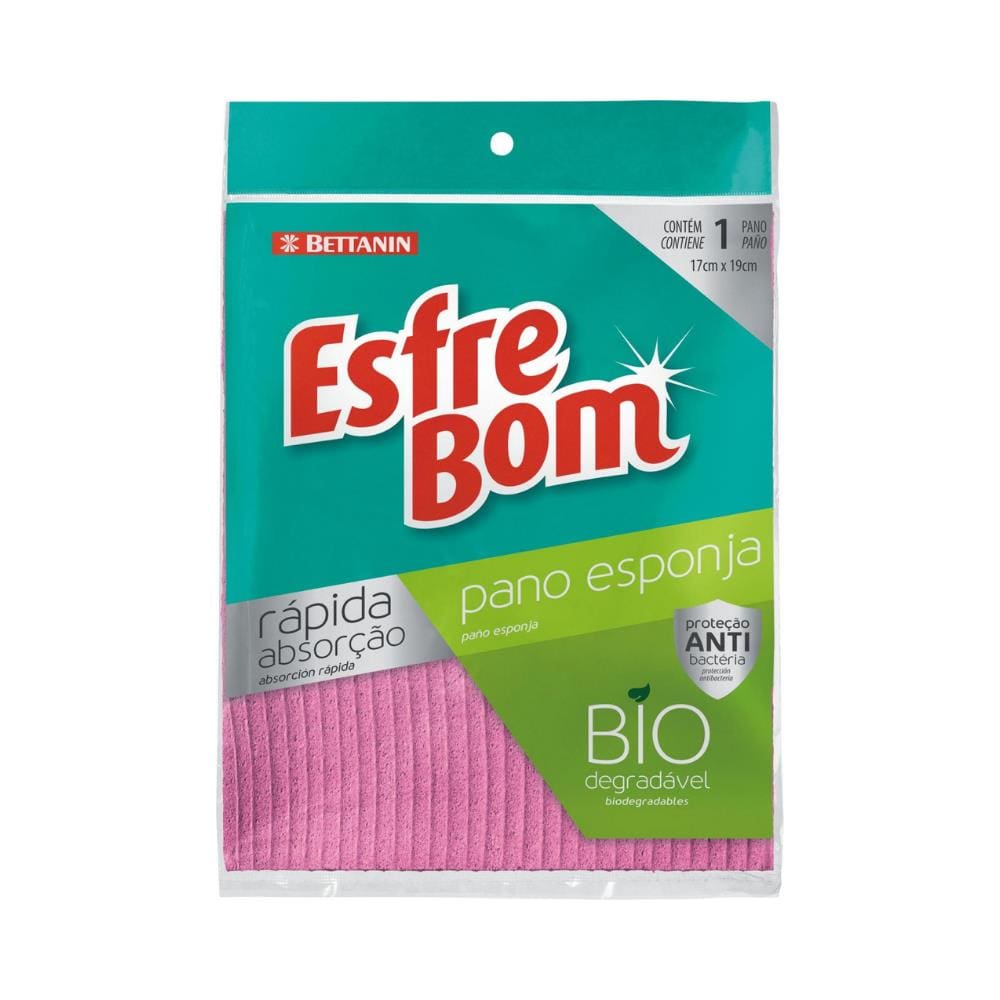 Pano Esponja Biodegradável