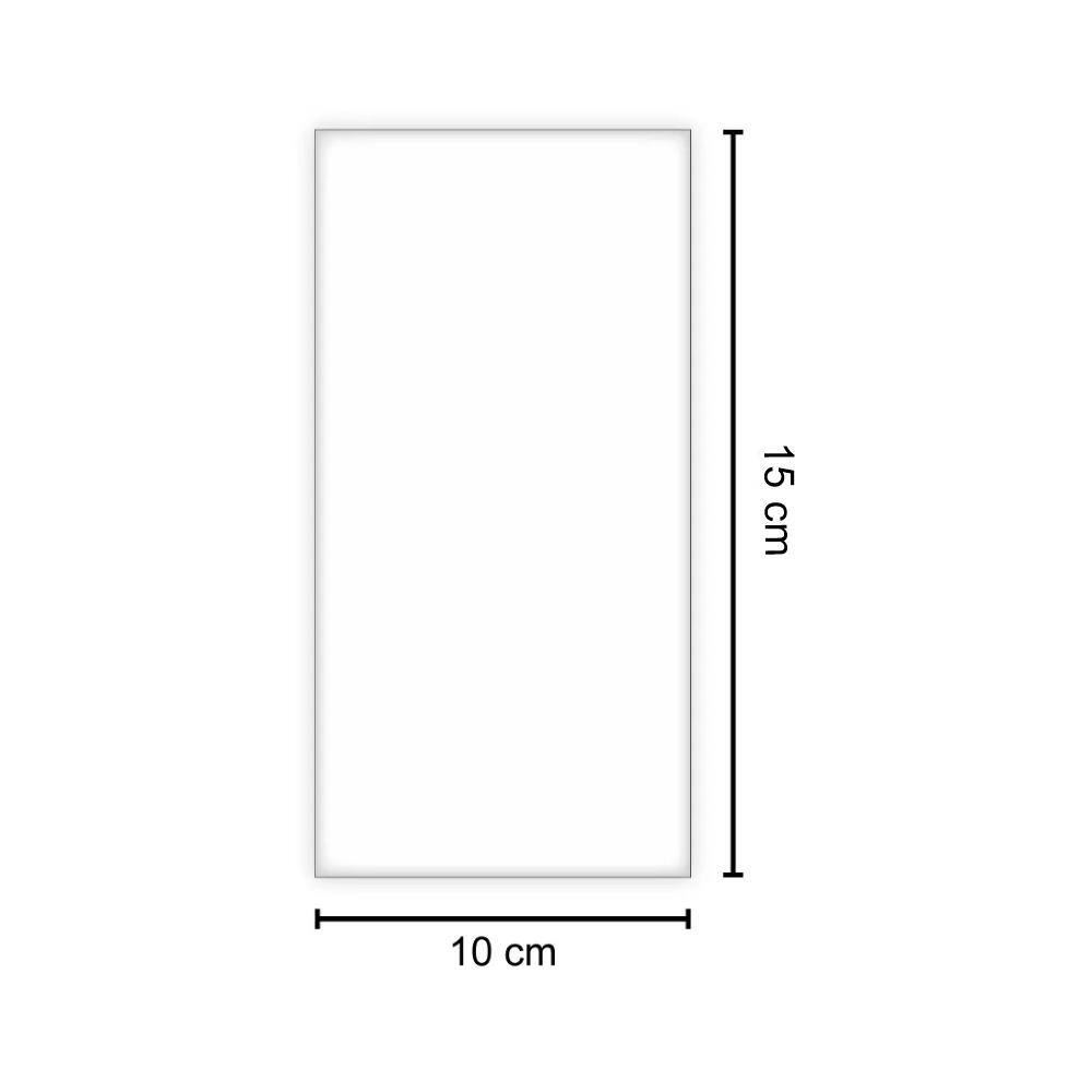 Saco de Plástico 10 x 15cm com 0,10 micras de espessura com 1 Kilo