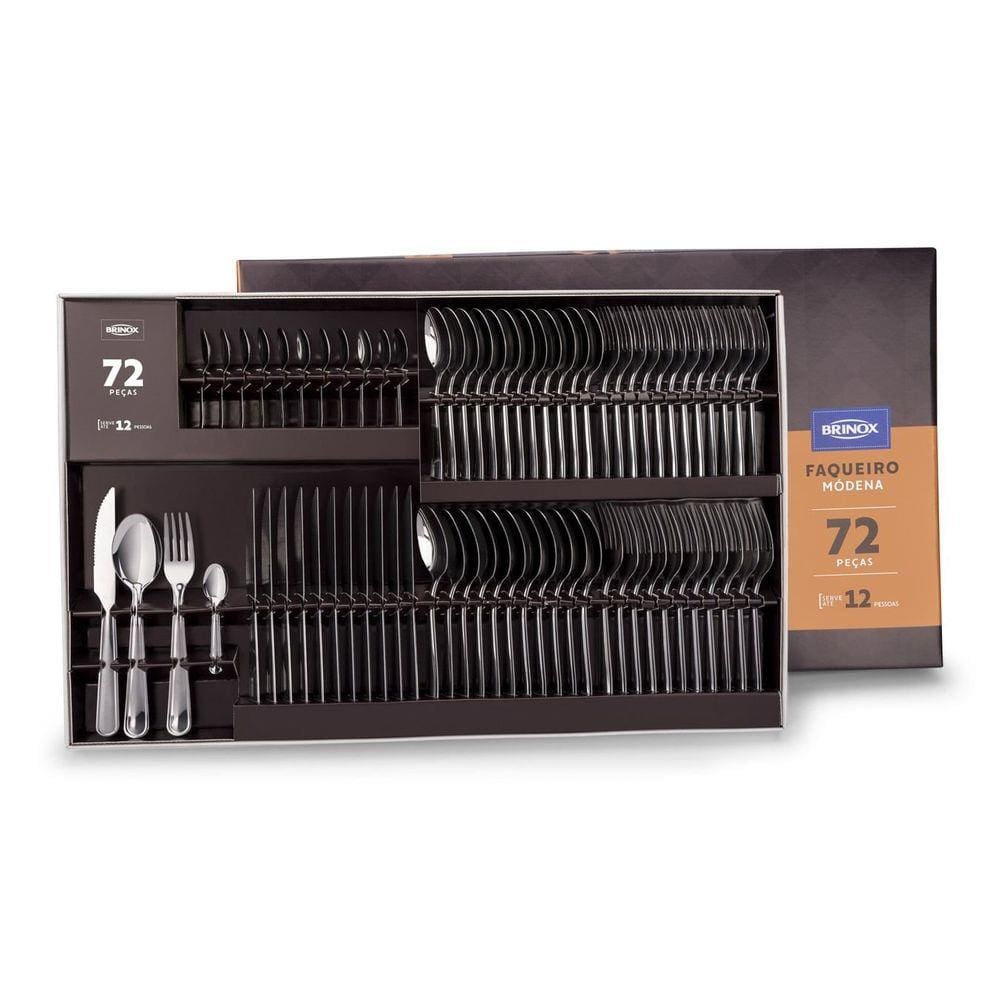 Faqueiro Módena 72 Peças