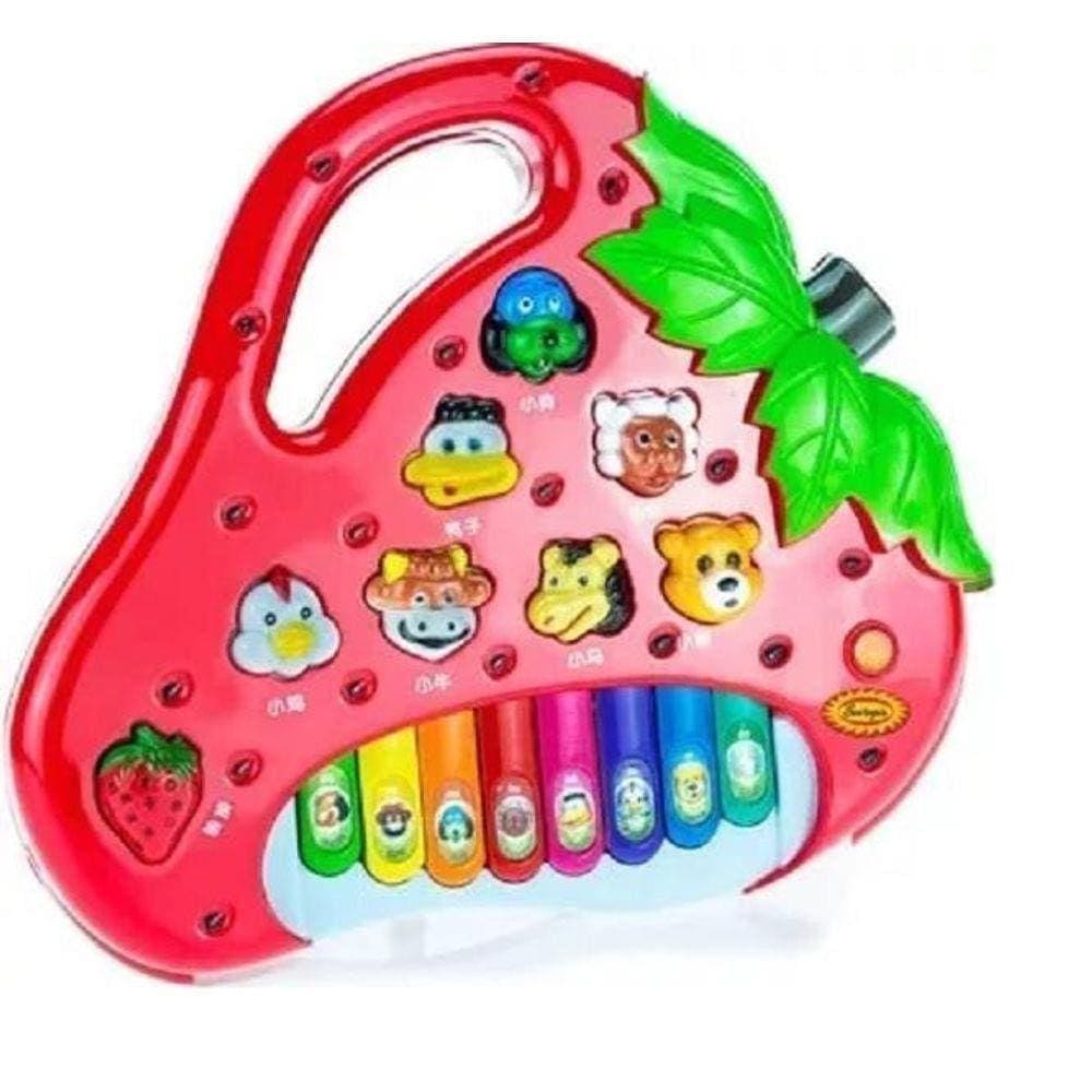 Teclado Musical Infantil - Siri - Vermelho - DM Toys