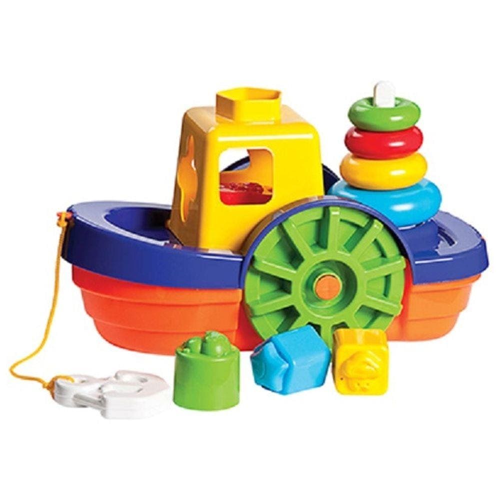 Barco Baby Didatico Na Solapa 18,5x15x30cm