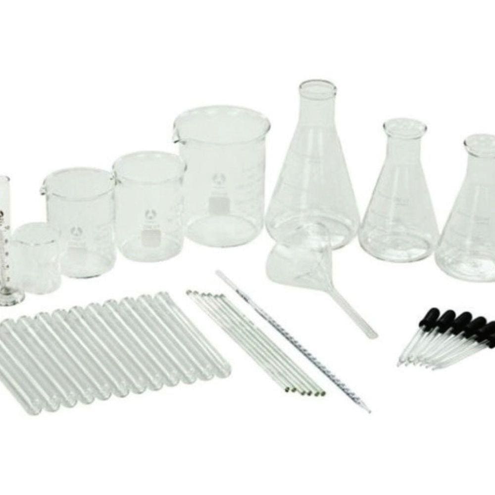 Kits Educativos - Kit De Vidraria 156 Peças Para Laboratório