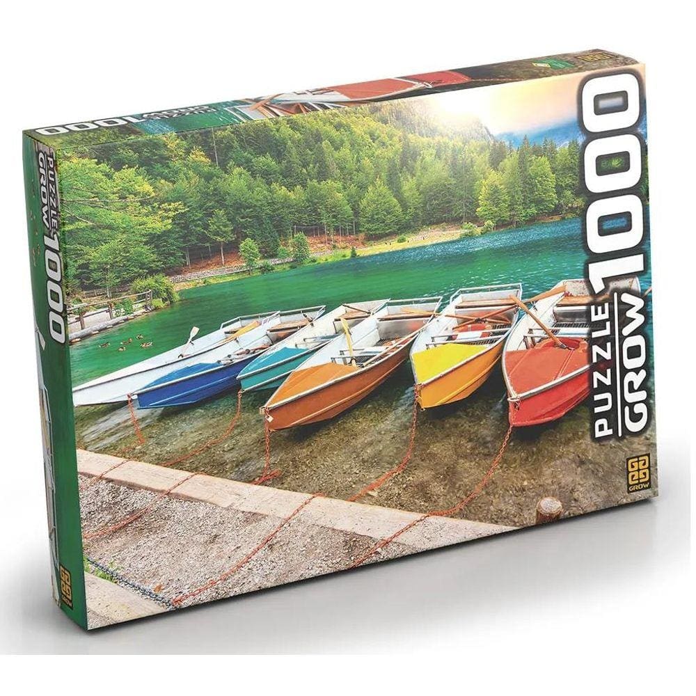 Puzzle Quebra Cabeça 1000 Peças Lagos De Fusine Grow - 03459