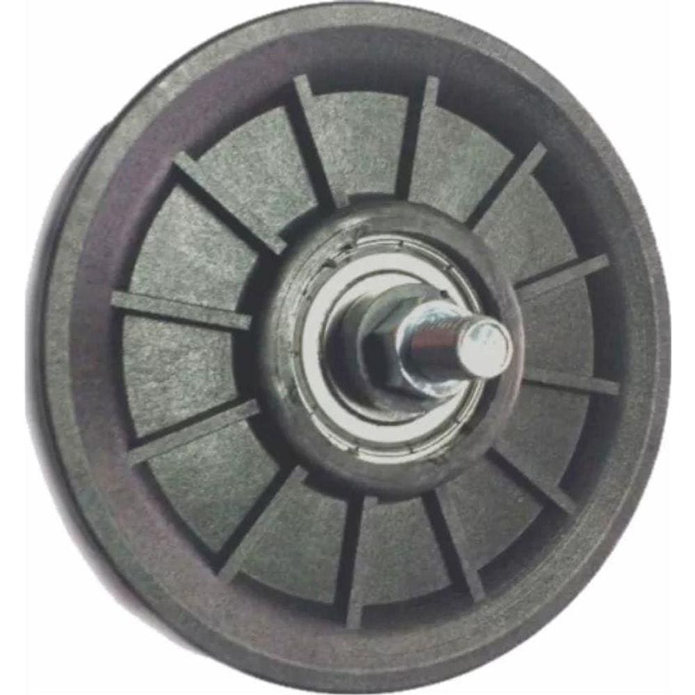 Roldana Academia / Musculação 110mm  Com Rolamento 2 Peças