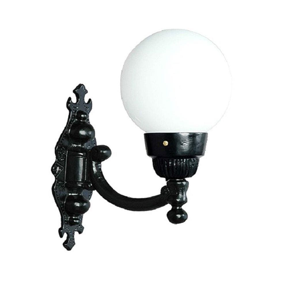 Luminária Pequena 1 Com Braço Externa/Interna Alumínio 38cm