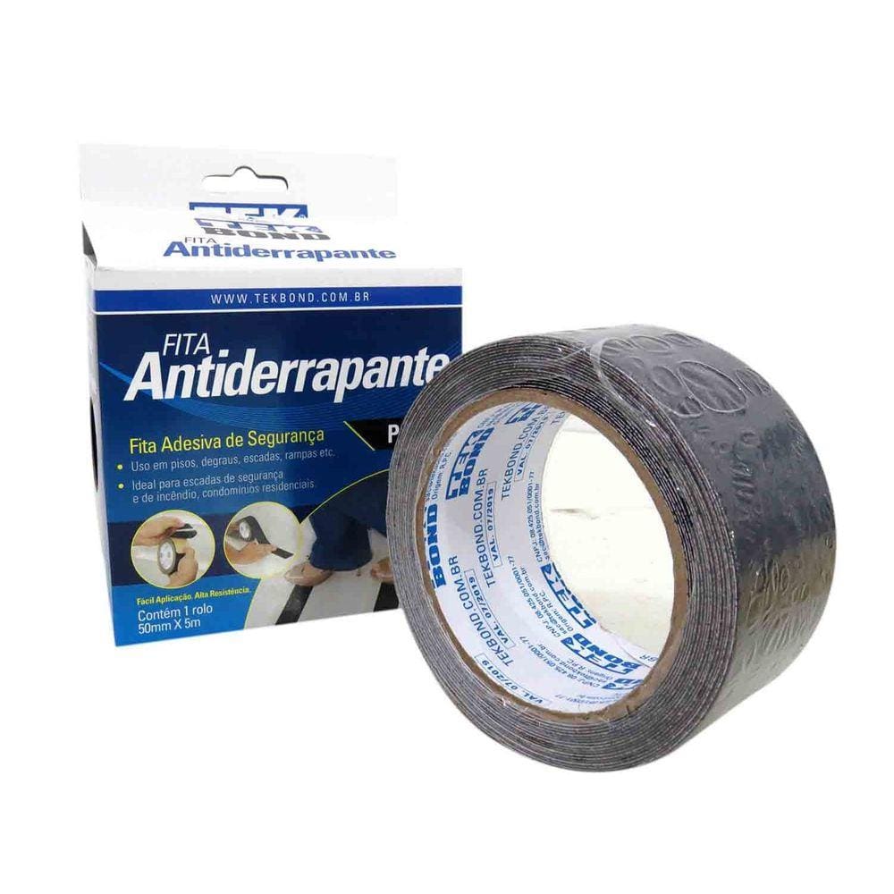 Fita Antiderrapante Preta Tek Bond E