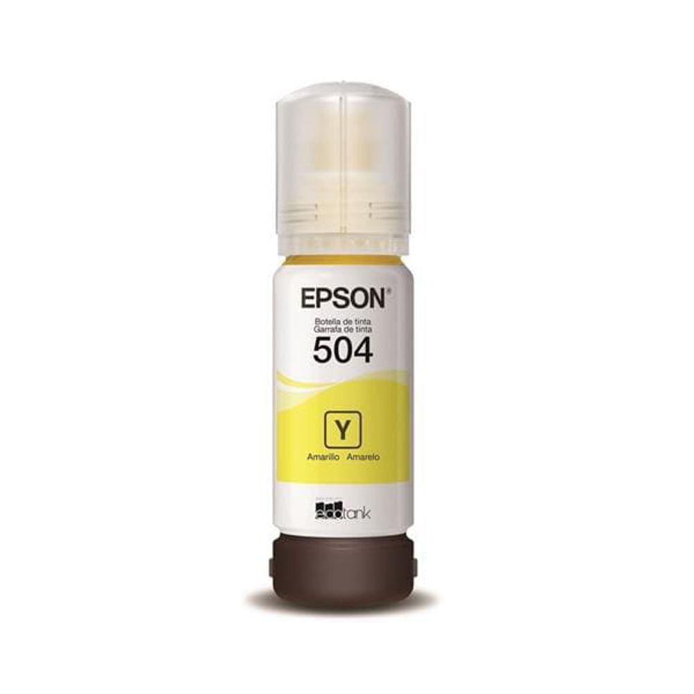 Garrafa de tinta epson amarelo 70ml - t504420-al