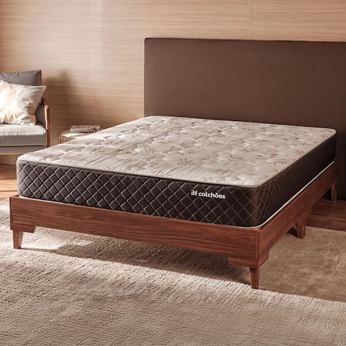 Colchão Queen A Vácuo Molas Ensacadas Com Espuma D28 Ortopédica Certificada BF Colchões 158x198x25cm Menor preço em Colchão Queen A Vácuo Molas Ensacadas Com Espuma D28 Ortopédica Certificada BF Colchões 158x198x25cm