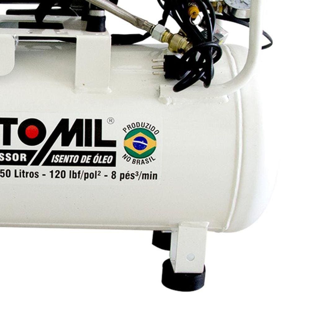 Compressor de Ar Odontológico 2,0HP 50 Litros | Extra